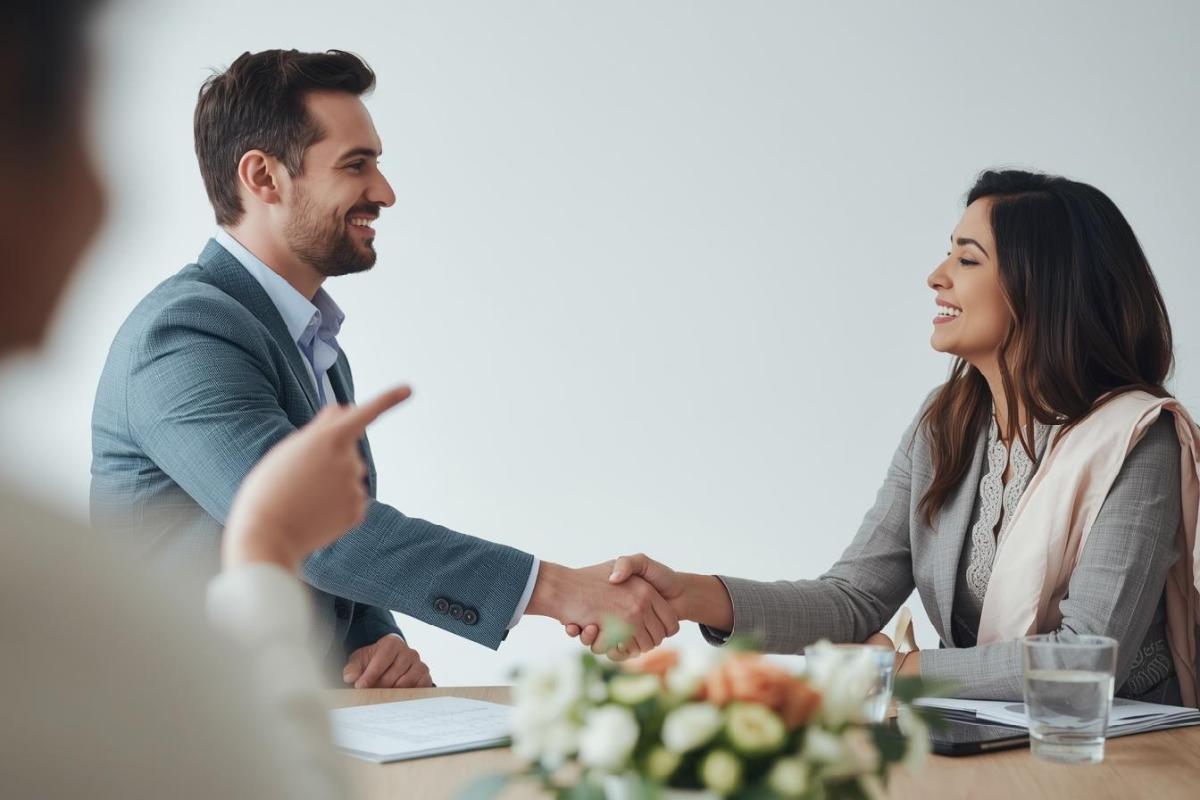 Fornitore wedding stringe mano wedding planner collaborazione - fornitore partnership qualificata